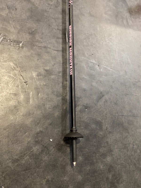 Photo 1 of (Pink) Extremus Collapsible Trekking Pole for Hiking, Lightweight Hiking Poles, 1-pc Pack Durable Aluminum Adjustable Walking Sticks with Quick Lock System for Camping, Travel, Seniors, Men, Women