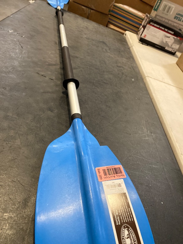 Photo 1 of Camco Crooked Creek Kayak Paddle | 3 Position Push-Button Feather Settings & Lightweight Anodized Aluminum Shaft w/Reinforced Asymmetrical Blades | 2 Pc Design for Boat/RV Storage | 7-Ft (50483)