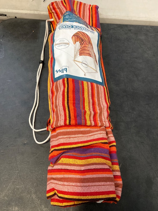 Photo 1 of Fabric Hammock Chair W/Spreader BAR PDQ, Toasted Almond