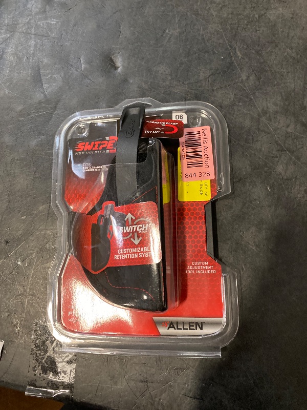 Photo 1 of Allen Company Swipe Switch Holster, Size 06 - Black, Size 06: Most 3.25 to 3.75 inch Barrel Compact Semi-Autos