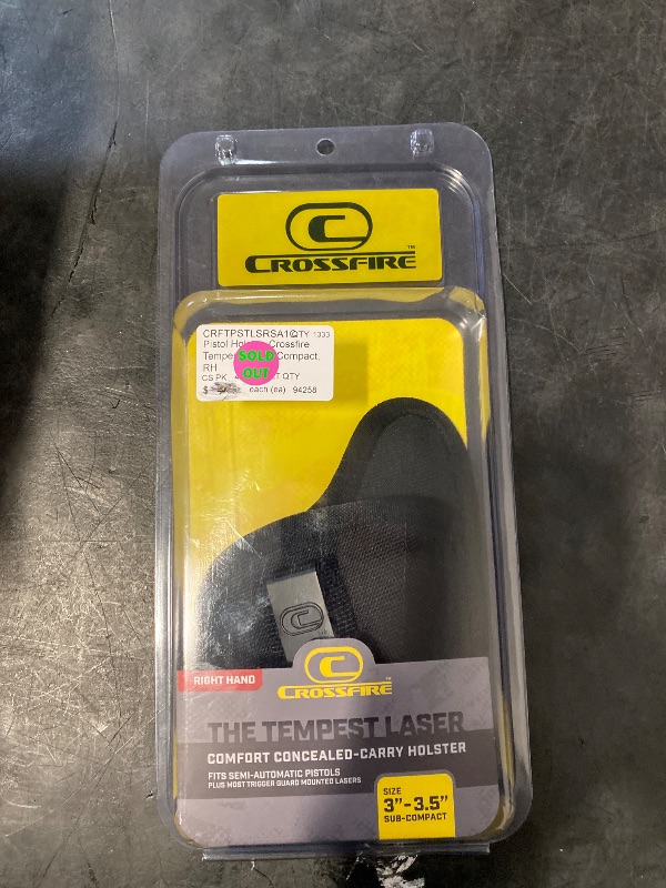 Photo 1 of Crossfire Elite Tempest Inside Waist Band Holster, Laser, 03 Compact, Right
