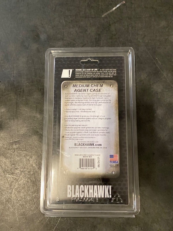 Photo 1 of BLACKHAWK Traditional Black CORDURA Chemical Agent Case - Medium