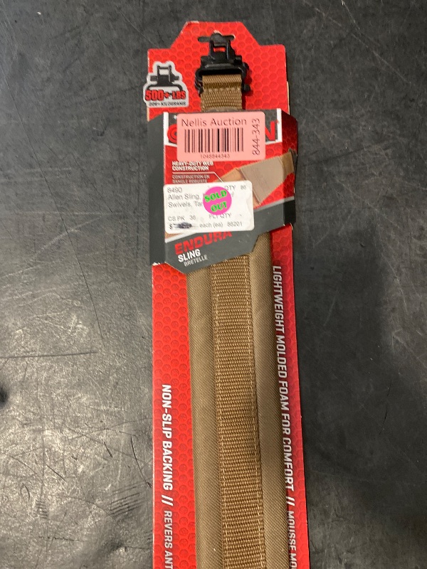 Photo 1 of Allen Company Standard Padded Sling with Swivels, Tan