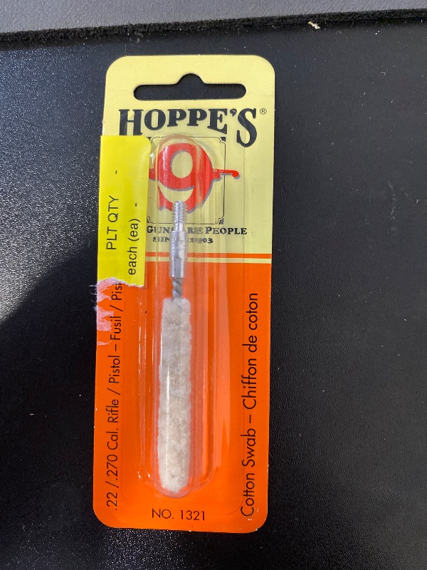Photo 1 of Hoppe's Gun Cleaning Swab for .22 - .270 Caliber Card