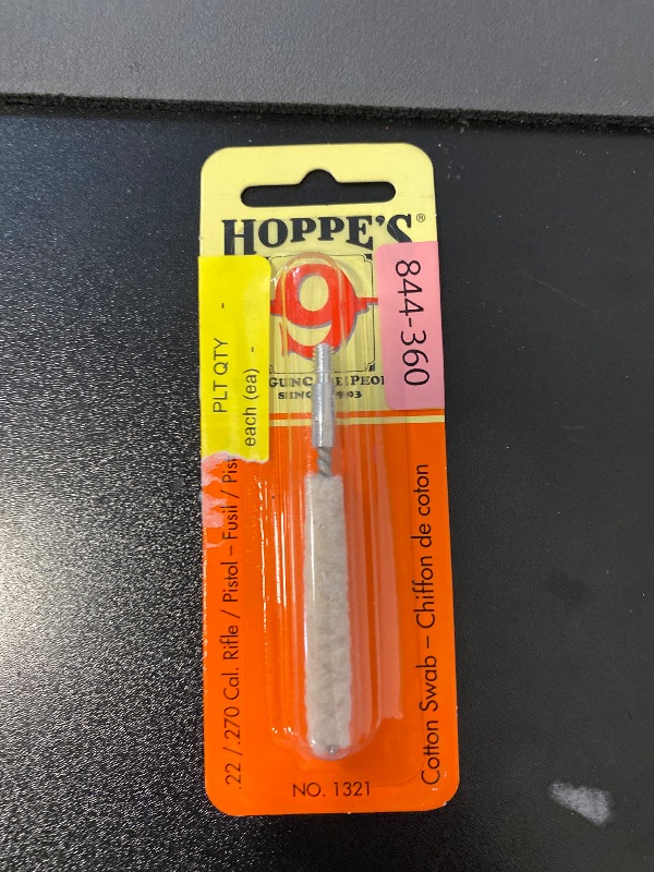 Photo 1 of Hoppe's Gun Cleaning Swab for .22 - .270 Caliber Card