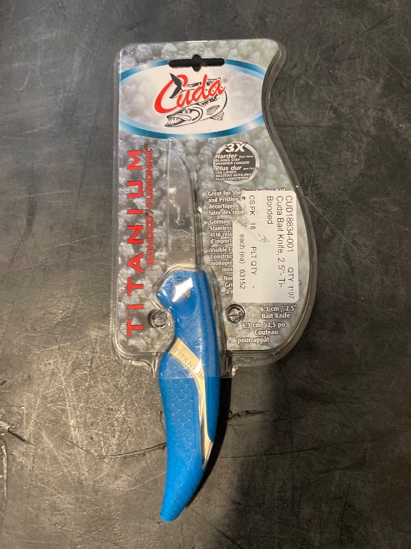 Photo 1 of 2.5" Titanium Bonded Bait Knife