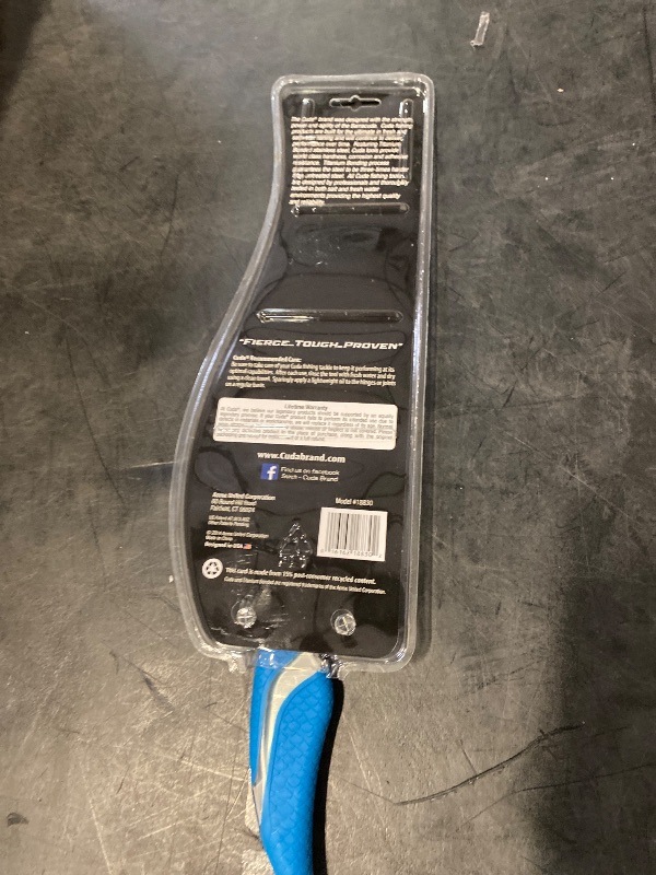 Photo 1 of Cuda 9in Titanium Bonded Fillet/ Chunk Knive, Titanium Bonded Blade, Non-Slip Cuda Scale Pattern Grips, 18830