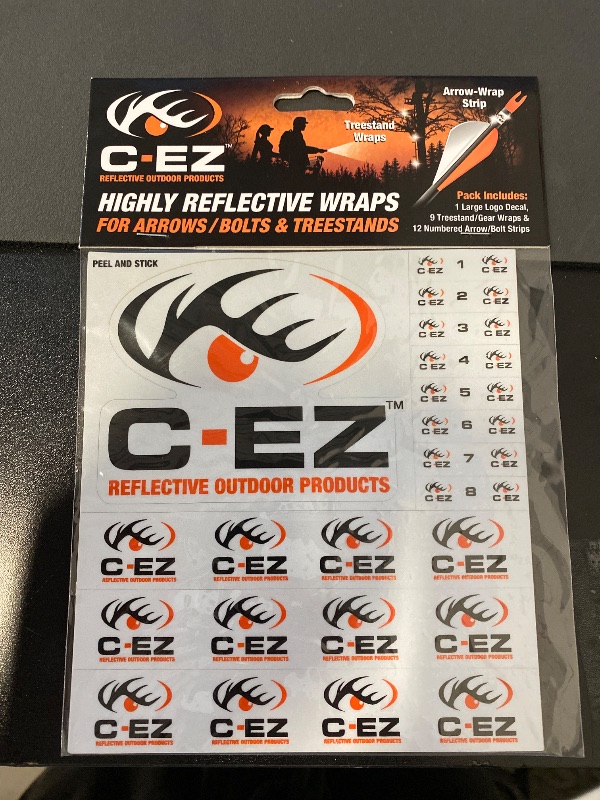 Photo 1 of C-EZ Orange Numbered Highly Reflective Arrow & Treestand Wraps