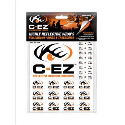 Photo 1 of C-EZ Orange Numbered Highly Reflective Arrow & Treestand Wraps