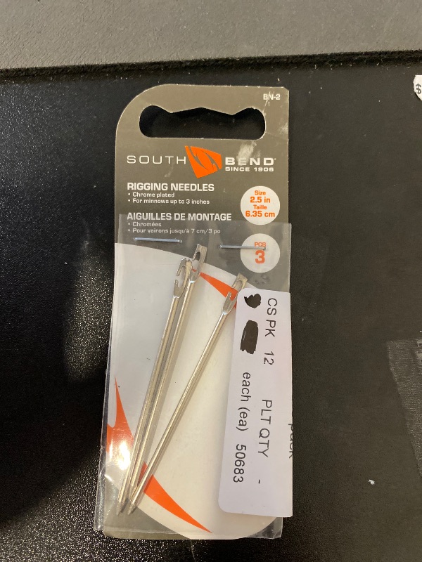 Photo 1 of SOUTH BEND Chrome Plated 2-1/2" Rigging Needles