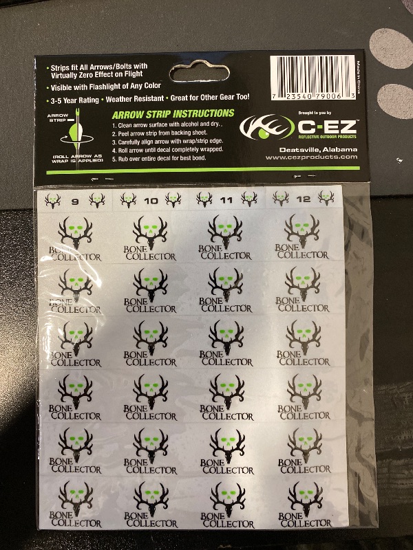 Photo 1 of C-Ez Reflective Outdoors 79006 Bone Collector Arrows Treestand Hunting Decals