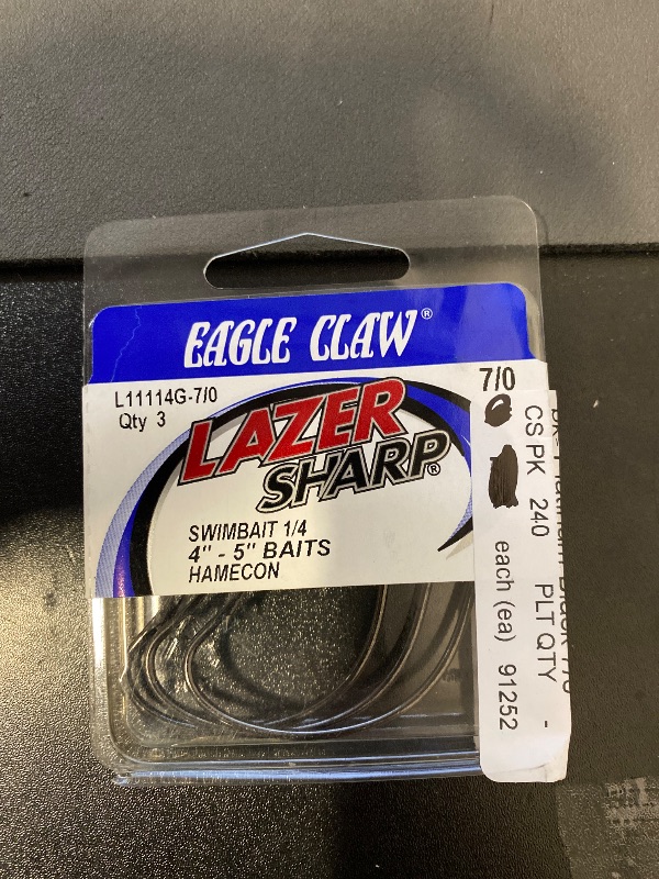 Photo 1 of 1/4OZ SWIMBAIT 60 DEG Bend Barbed Spear