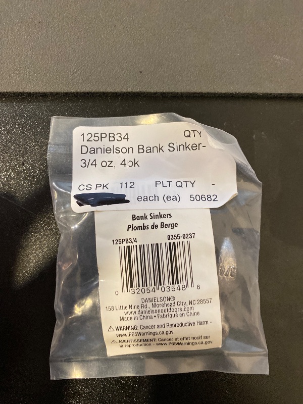 Photo 1 of Danielson 3/4 Oz Sinker Bank Fishing-Equipment