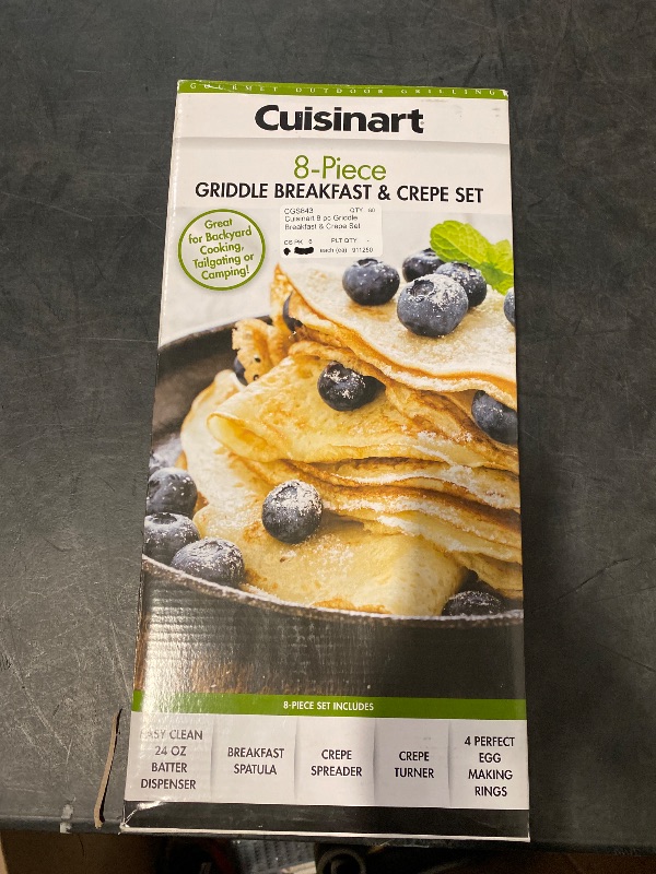 Photo 1 of Cuisinart CGS-843 Griddle Breakfast and Crepe Set