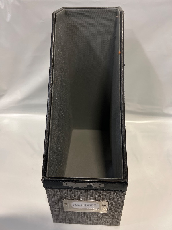 Photo 1 of Desk Organizer Magazine Rack and File Holder, Black and Grey 
