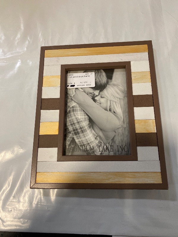 Photo 1 of 11x9 Inch Wood Stripe Frame 