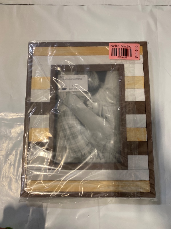 Photo 1 of 11x9 Inch Wood Stripe Frame 