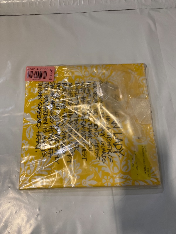 Photo 1 of 9x9 Inch A Southern Lady Plaque 