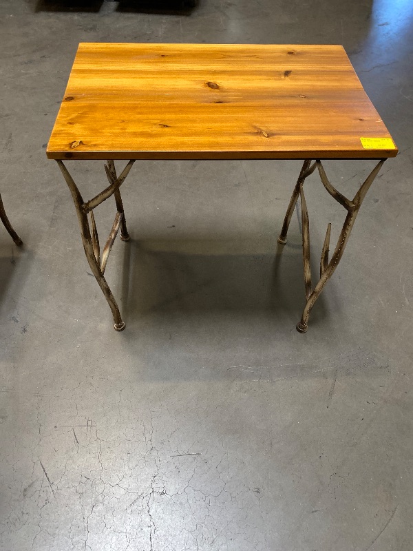 Photo 1 of 3 Piece Antler Tables 