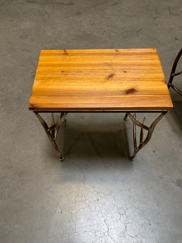 Photo 1 of 3 Piece Antler Tables 