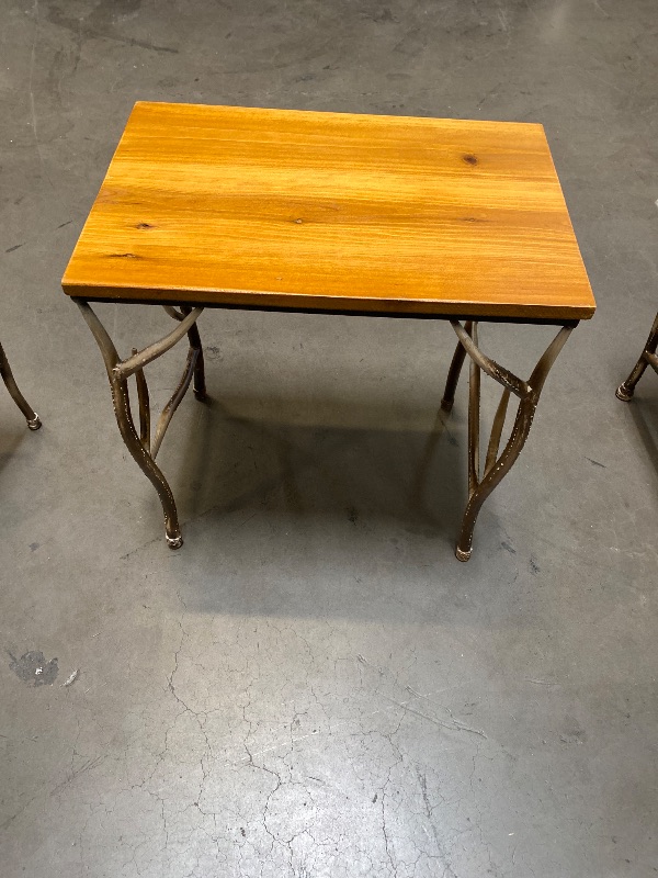 Photo 1 of 3 Piece Antler Tables 