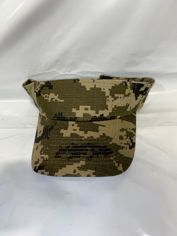 Photo 1 of Custom Digital Camo Visor Hat w/ Velcro Closure
