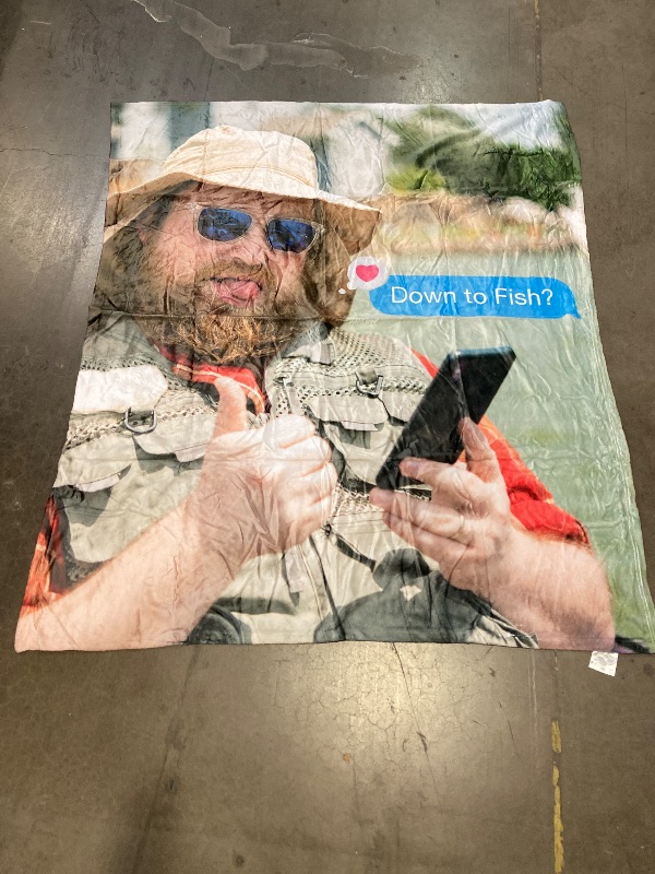 Photo 1 of Down To Fish Plush Blanket