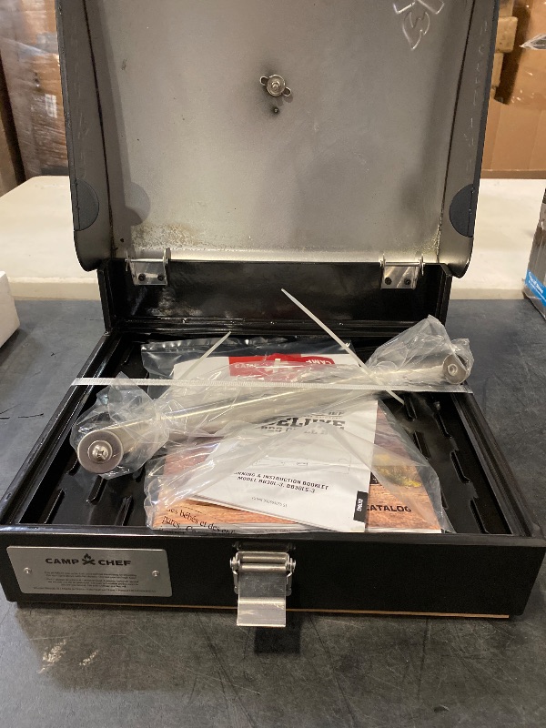 Photo 1 of Camp Chef Deluxe BBQ Grill Box, Single Burner Accessory, 10" H X 16.5". W X 17", Black