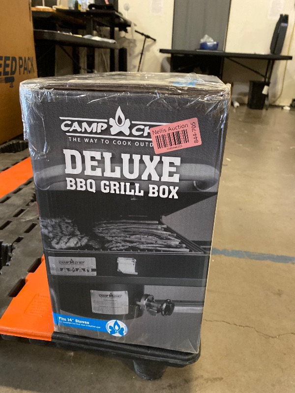 Photo 1 of Camp Chef Deluxe BBQ Grill Box, Single Burner Accessory, 10" H X 16.5". W X 17", Black