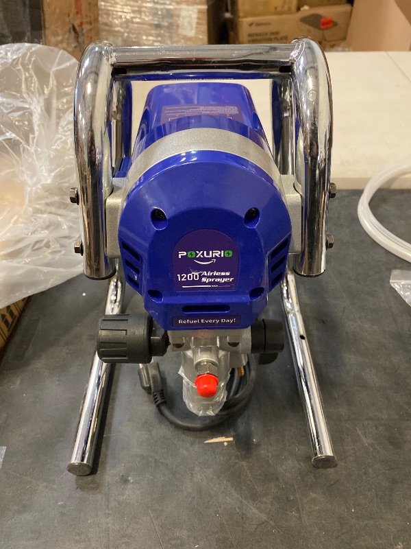 Photo 1 of 1200W Heavy-Duty Airless Paint Sprayer, 3300PSI High Pressure & 1.2L/Min High Flow for Fast Painting, Up to 30% More Coverage with Less Overspray, for Interior/Exterior Walls, Fences, Furniture
