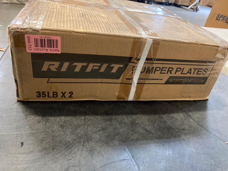 Photo 1 of RitFit Olympic 35lb  Bumper Weight Plates - 2-inch