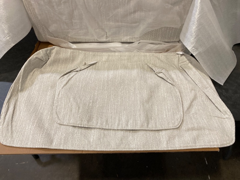 Photo 1 of Partial Set Box 3 - Back Cushion, Arm Pillow, Left Seat Base, & Power Cord-CHITA Living Sophia Power Modular Sofa with Electric Footrests