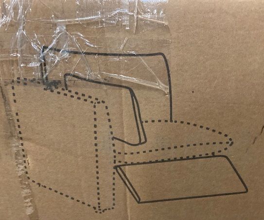 Photo 1 of Partial Set Box 3 - Back Cushion, Arm Pillow, Left Seat Base, & Power Cord-CHITA Living Sophia Power Modular Sofa with Electric Footrests