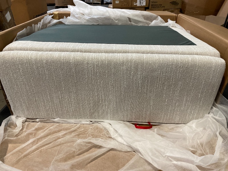Photo 1 of Partial Set Box 3 - Back Cushion, Arm Pillow, Left Seat Base, & Power Cord-CHITA Living Sophia Power Modular Sofa with Electric Footrests