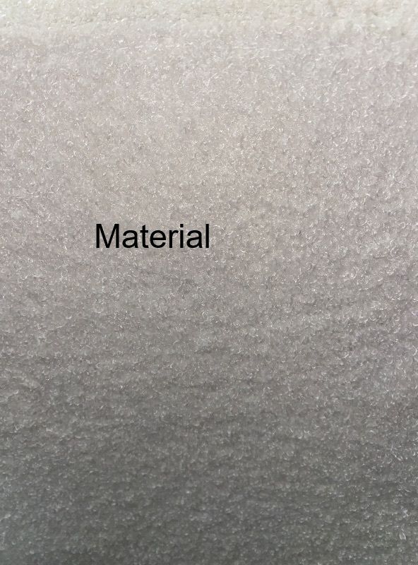 Photo 1 of Zesthouse White Boucle Corner Piece Adjustable Back Rest - Can Connect To Boucle Sofa's 