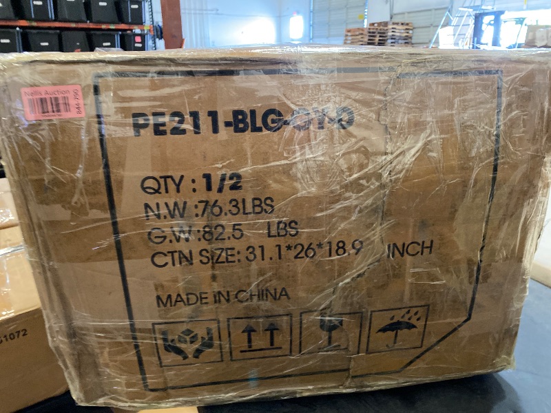 View 7 of Partial Set, Box 1 of 2 - Bottom of Recliner- CDCASA Oversized Dual Motor Lay Flat Power Lift Recliner Chair with Massage, Heat Textile Infinite Position Large Recliner Chairs for Big Men & Elderly, Lumbar Pillow, USB & Type-C Ports,2PCS, Grey