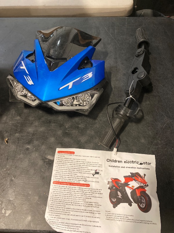 Photo 1 of Kids Motorcycle 12V Motorcycle Blue