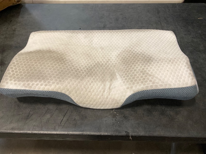 Photo 1 of Derila King Size Neck Pillow for Sleeping, Cervical Pillow, Memory Foam Side Sleeper Pillows, Bed Contour Pillows for Back, Stomach Sleepers for Men 23.6x13.4x4.3 in
