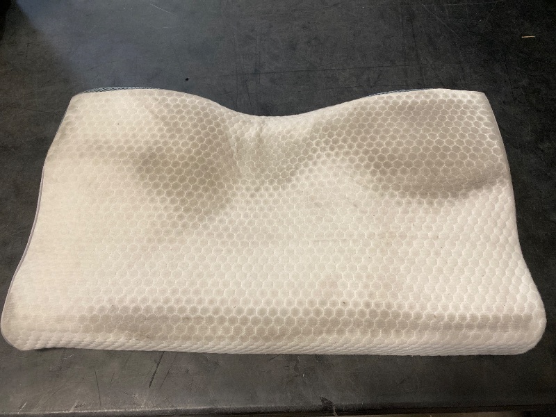 Photo 1 of Derila King Size Neck Pillow for Sleeping, Cervical Pillow, Memory Foam Side Sleeper Pillows, Bed Contour Pillows for Back, Stomach Sleepers for Men 23.6x13.4x4.3 in