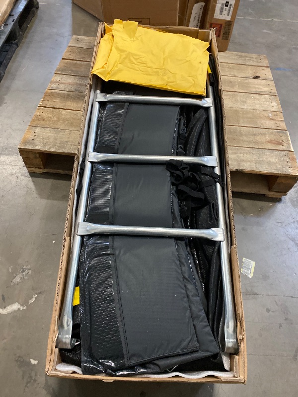 Photo 1 of New Trampoline Outdoor 14FT Black Trampoline Recreational Trampolines for Kids and Adults with Net and Ladder ASTM Approved