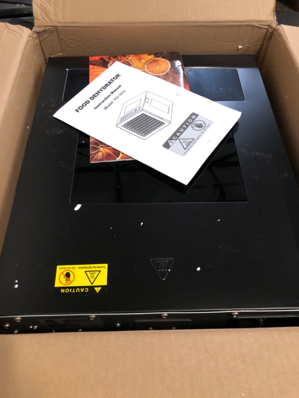 Photo 1 of Food-Dehydrator for Jerky 10 Trays, 8.9ft² Fruit-Dehydrator Machine, Four Visual Windows 850W Food Dryer, 48H Timer,167°F Mushroom-Dryer for Beef, Dog Treats, Yogurt, Herbs, Vegetables,Fruit Roll
