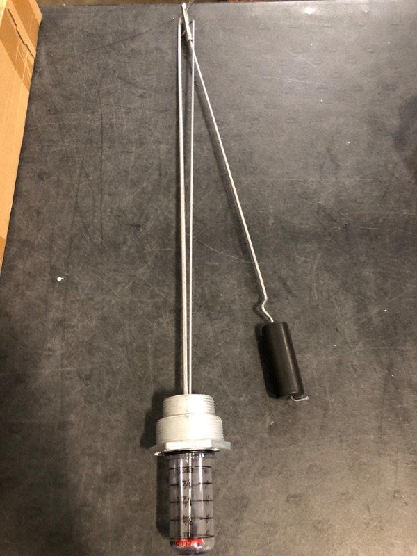 Photo 1 of Oil Tank Gauge Fuel Oil Tank Level Gauge,Float Level Measure Compatible with Scully Signal Corp's Scul-Tel & for Intelli-Tank (Vertical) Depth from 42" to 44" Diameter,1-1/2" and 2" Male NPT Thread
