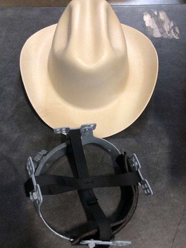 Photo 1 of (Size 6.5-8) Jackson Safety, 19502, Western Hard HAT TAN 3010944
