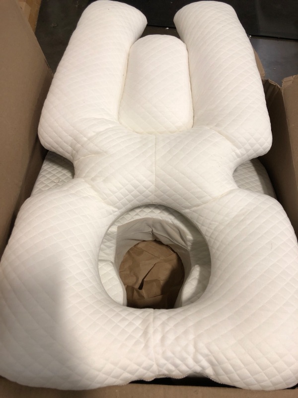 Photo 1 of Prone Position Pillow for Face Down Sleeping - Modular Sleep Pillows for Eye Surgery Recovery, Ergonomic Design for Massage, GERD Pillow
