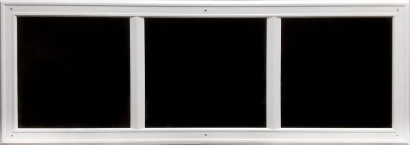 Photo 1 of Coach House Heritage Décor – 2 Simulated Garage Door Window Kit (Easy-Install Faux Windows), Decorative Hardware, Made in USA, White