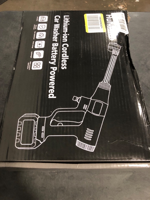 Photo 1 of Pressure Washer Cordless Battery Powered 1450PSI with 2×4.0Ah Battery,Battery Operated Pressure Washer,Portable Power Washer Handheld for Car Cleaning
