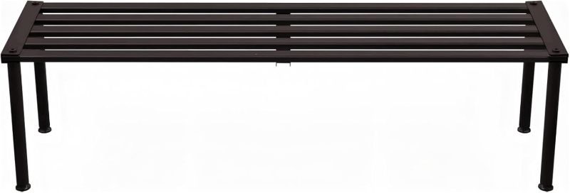 Photo 1 of Metal Plant Stand, Rust-proof Aluminum Display Rack, Plants Display Stands Decoration Racks for Living Room Garden Balcony Patio (Ebony, 41.3Inch Tall Leg)
