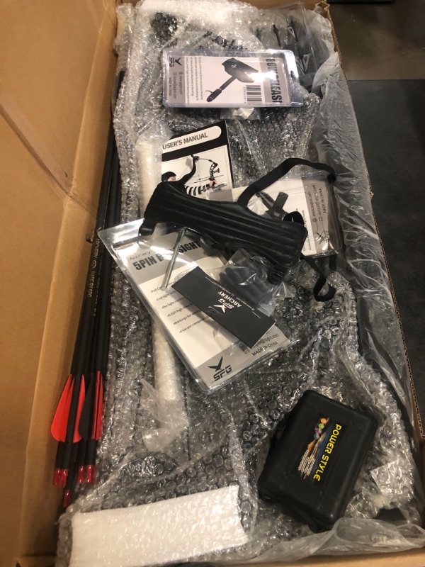 Photo 1 of SOPOGER Archery Compound Bows for Adult - Compound Bow Package Kit Full Set Adjustable Draw Weight 30-60 Lbs IBO Speed 320 FPS for Beginner Teens Outdoor Hunting Shooting Practice
