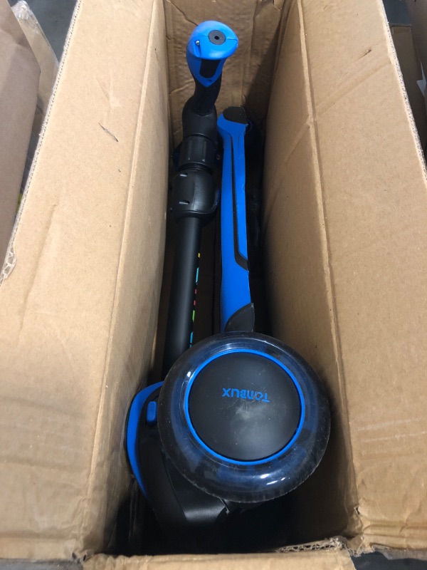 Photo 1 of TONBUX Kids Scooter for Age 3-12, Toddler Scooter with 4 Adjustable Heights, Light Up 3-Wheels Scooter, Shock Absorption Design, Lean to Steer, Balance Training Scooter for Kids
