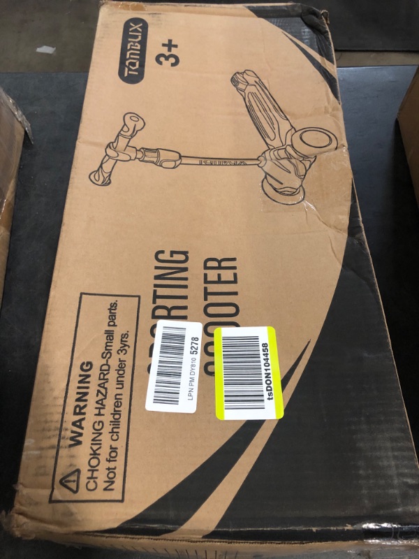 Photo 1 of TONBUX Kids Scooter for Age 3-12, Toddler Scooter with 4 Adjustable Heights, Light Up 3-Wheels Scooter, Shock Absorption Design, Lean to Steer, Balance Training Scooter for Kids
